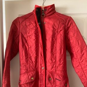 Barbour polarquilt in red